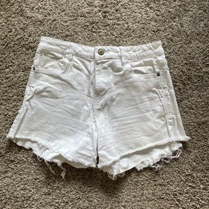 White Zara Summer Shorts in US 4 Denim